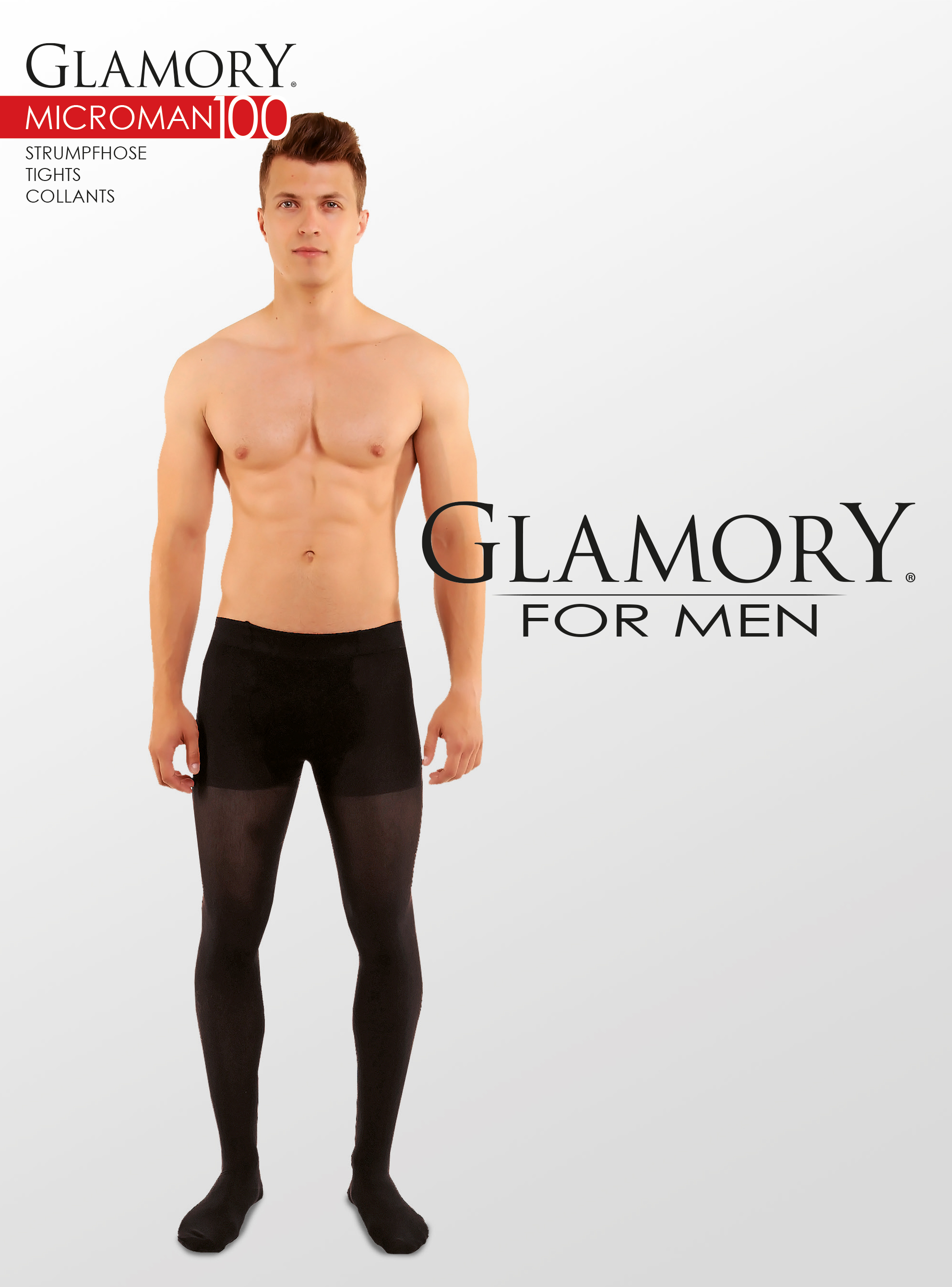 Glamory Microman 100 Herrenstrumpfhose (3er Pack)
